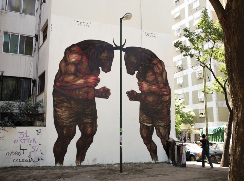 Uno de los innumerables murales de Buenos Aires. / Foto: Grafittimundo.