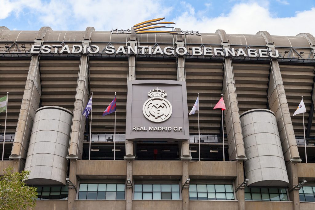 Estadio Santiago Bernabéu.