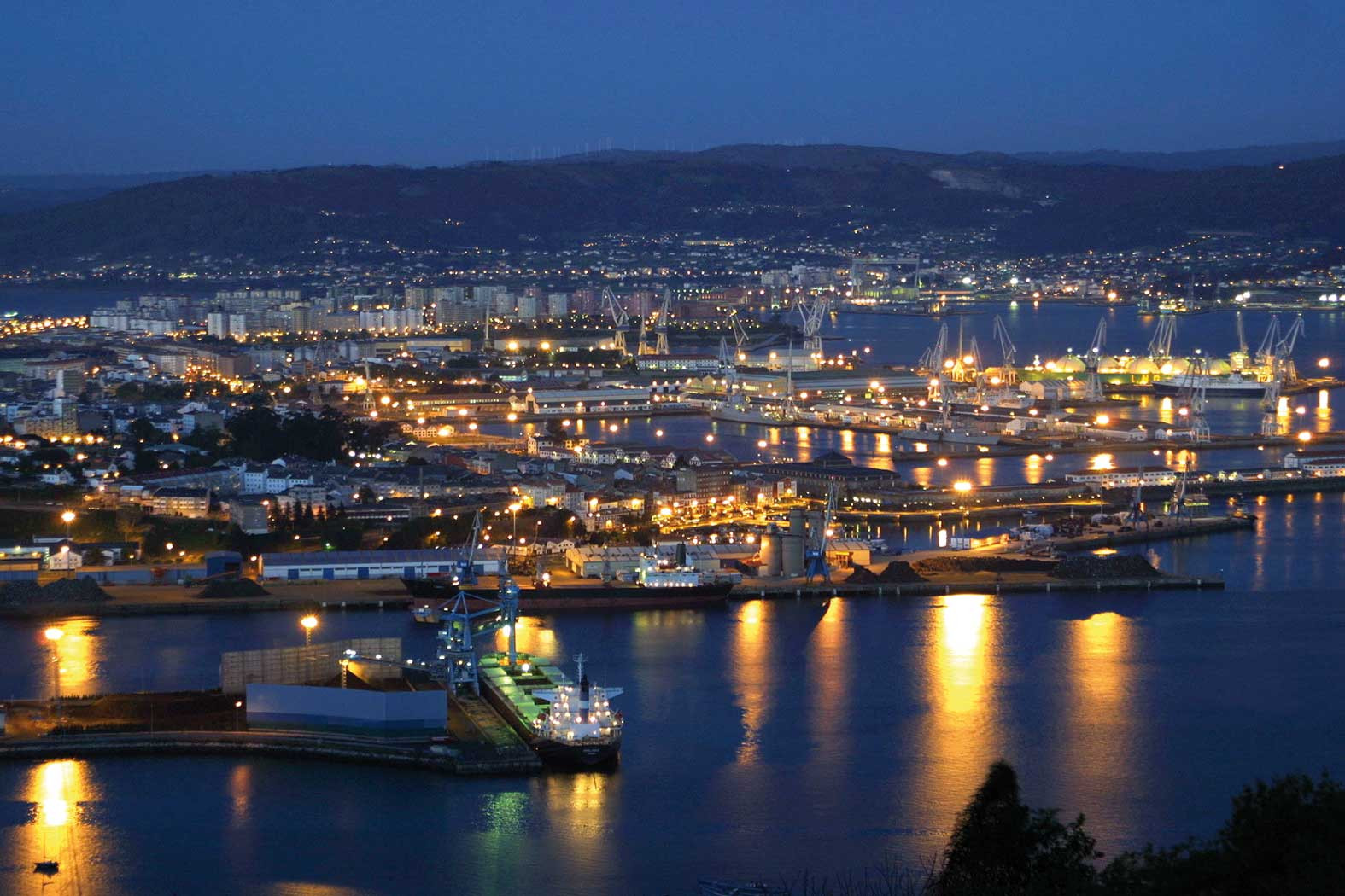 Ferrol vistageneral nocturno