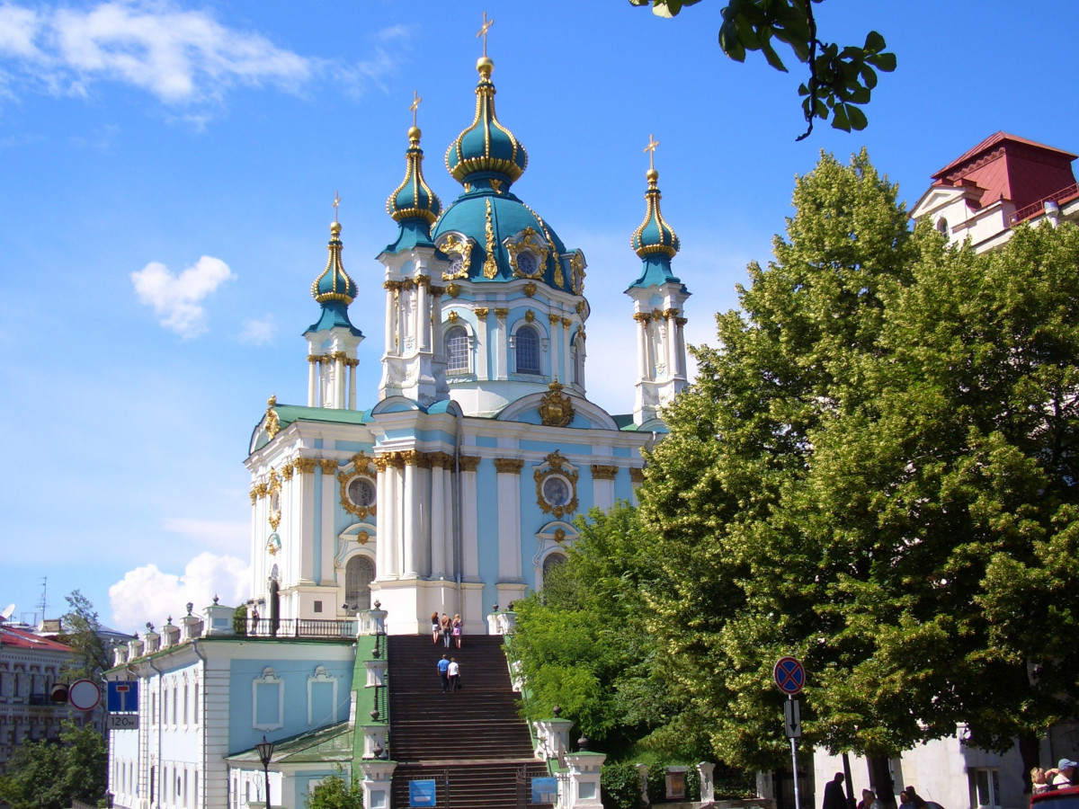 Avenida Andreevsky Spusk   Iglesia de San Andres 5