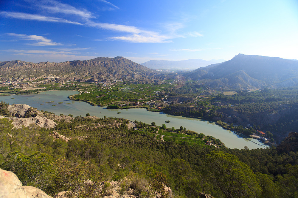 Foto 2 Vista del Azud de Oju00f3s Murcia (Nochevieja 2018)