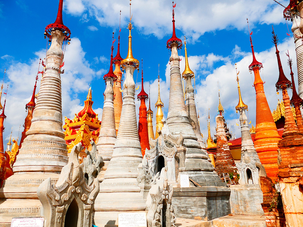 Myanmar stupas