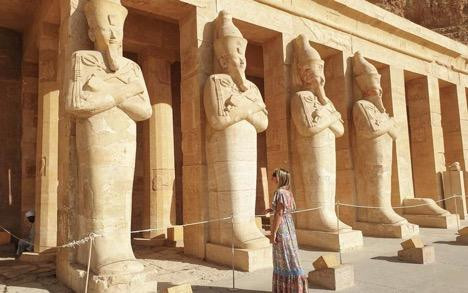 El templo hachepsut la ciudad de luxor