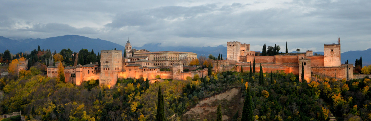 1... atardecer en la alhambra