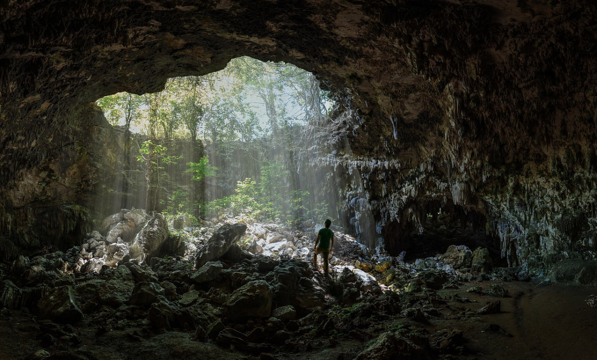 Cueva paisaje