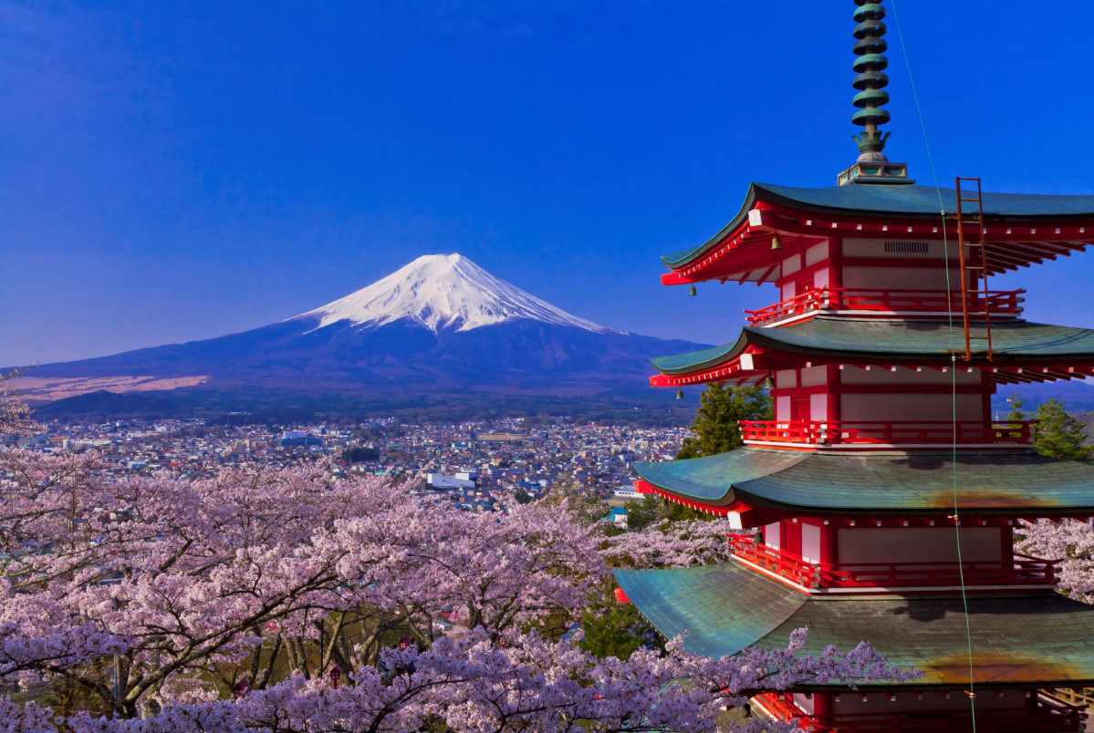 Mt. Fuji in Spring