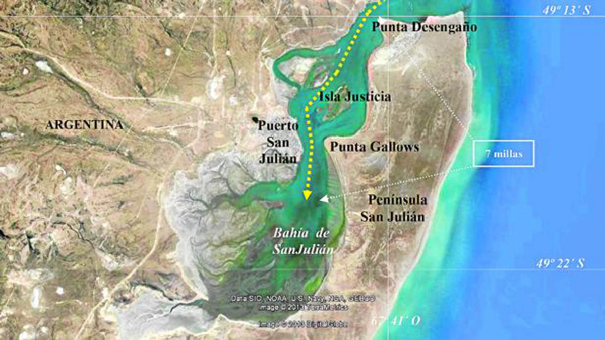 San Julián Mapa