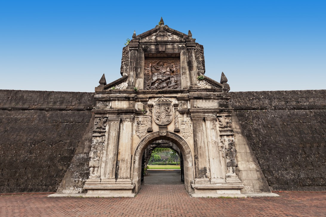 Fuerte de Santiago en Intramuros   Manila   Baja