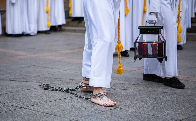 PENITENTE PROCESION CRISTO DEL PERDON