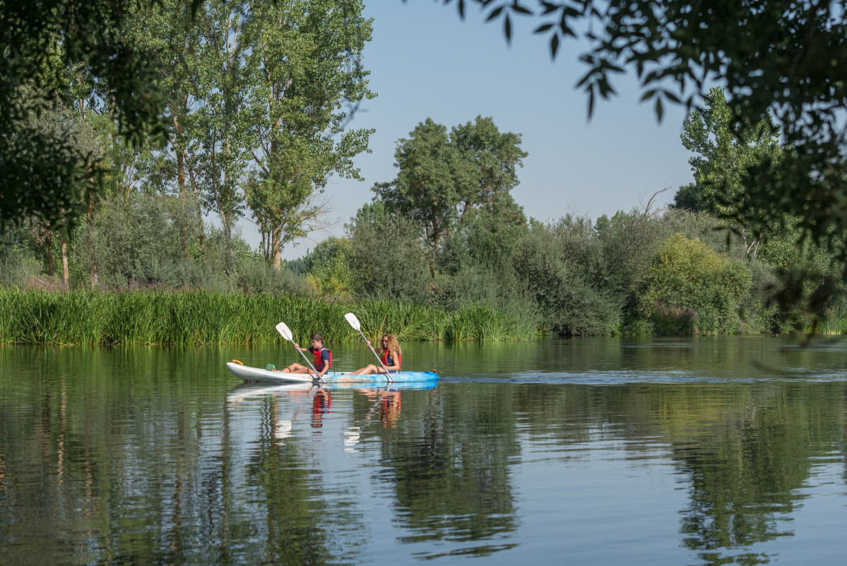 Piraguismo en el Río Alagón (2)