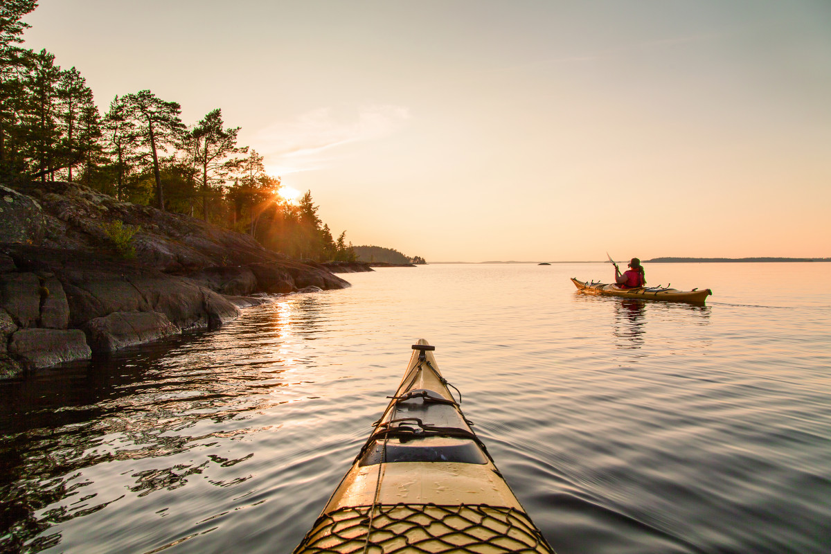 Finland Saimaa kayaking sunset MG 9556