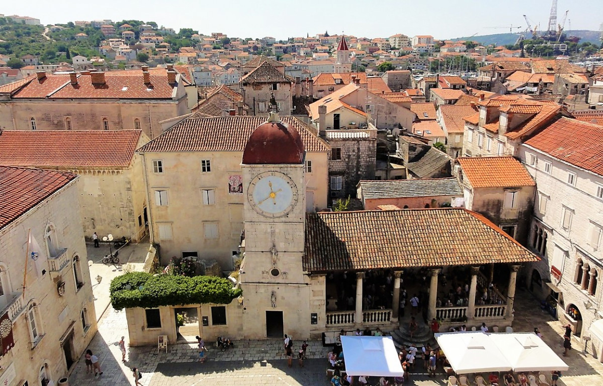 Above the roofs of trogir 73175 1280