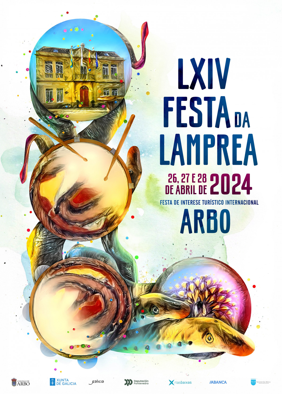 Cartel B2 500x700 Festa da Lamprea 2024