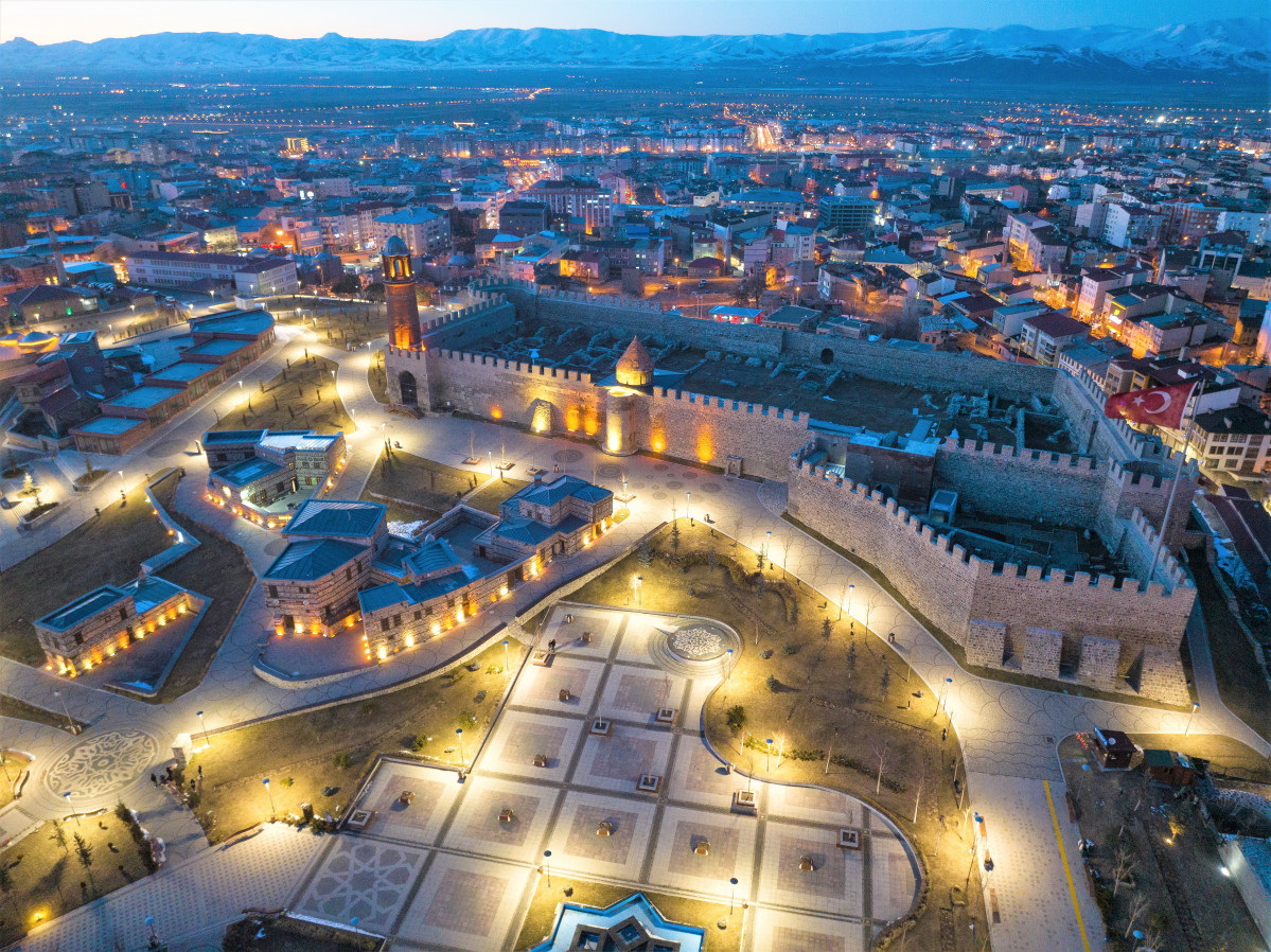 Erzurum Castle and City View 2