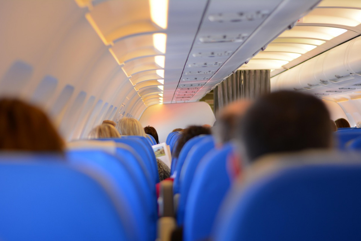 Interior del avión