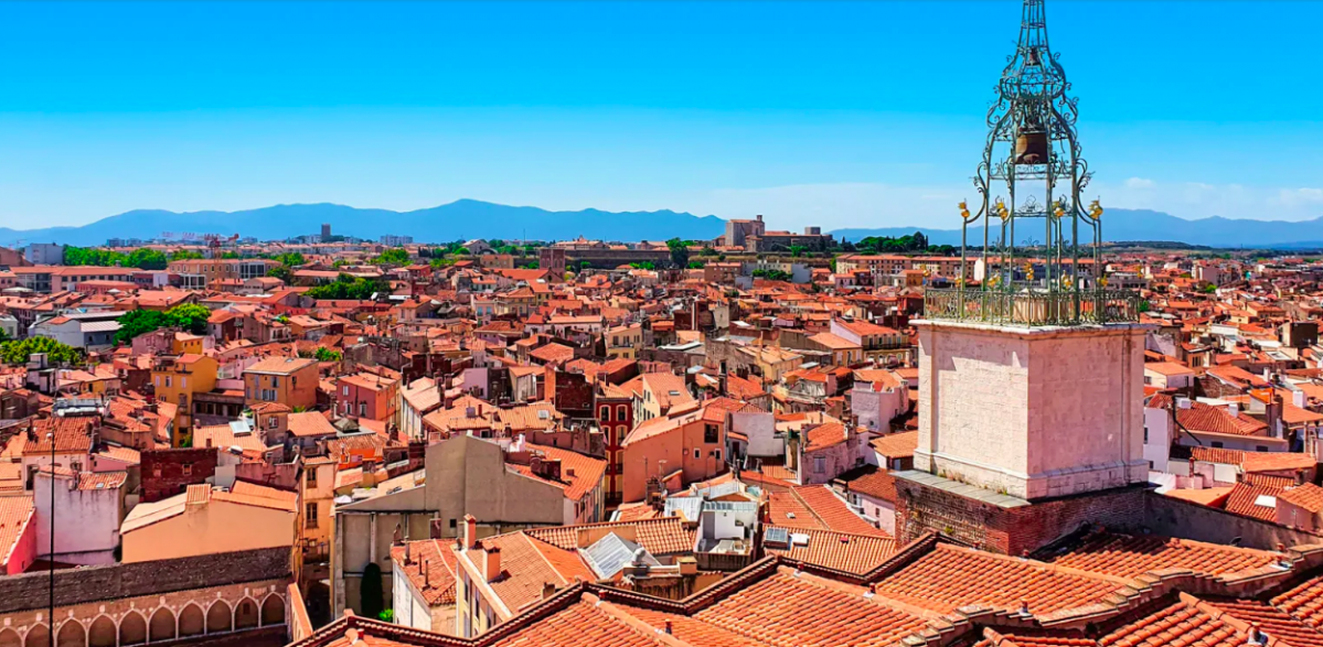 PERPIGNAN Vista de la ciudad de Perpignan © Perpignan tourisme