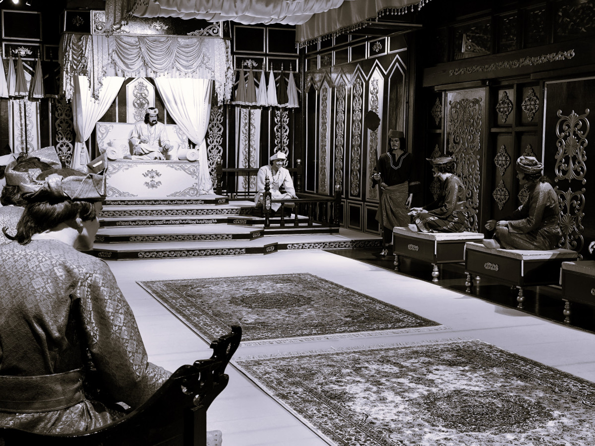 6.La corte del Sultan reproduccion en el palacio del Sultan