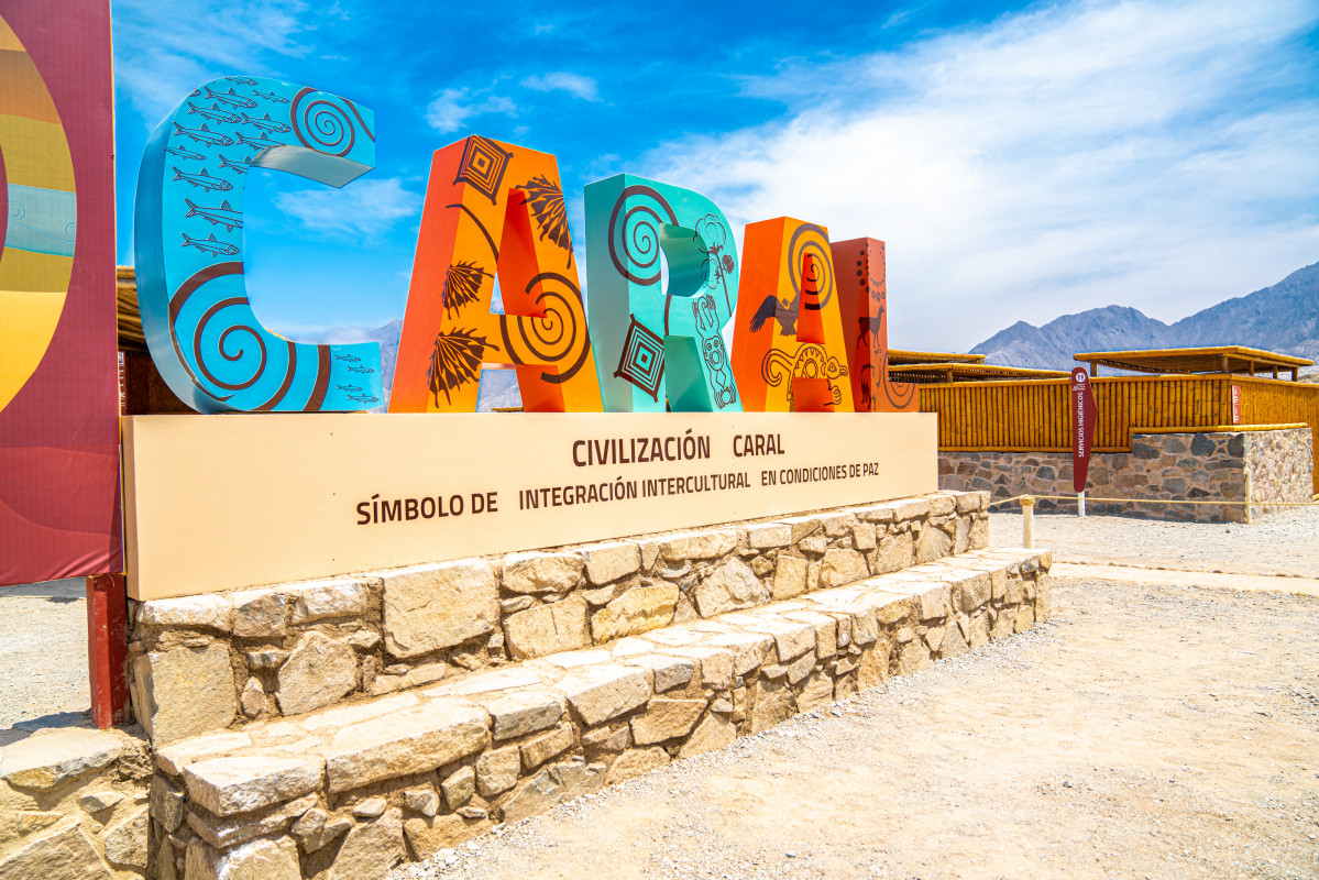 Ingreso a la ciudad Sagrada de Caral