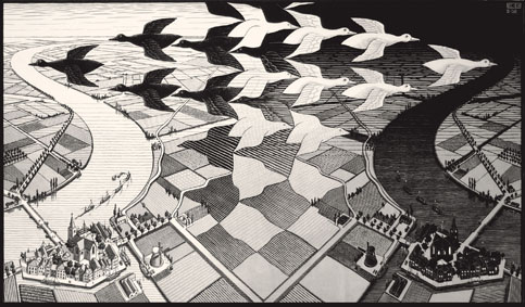 Escher, Día y noche